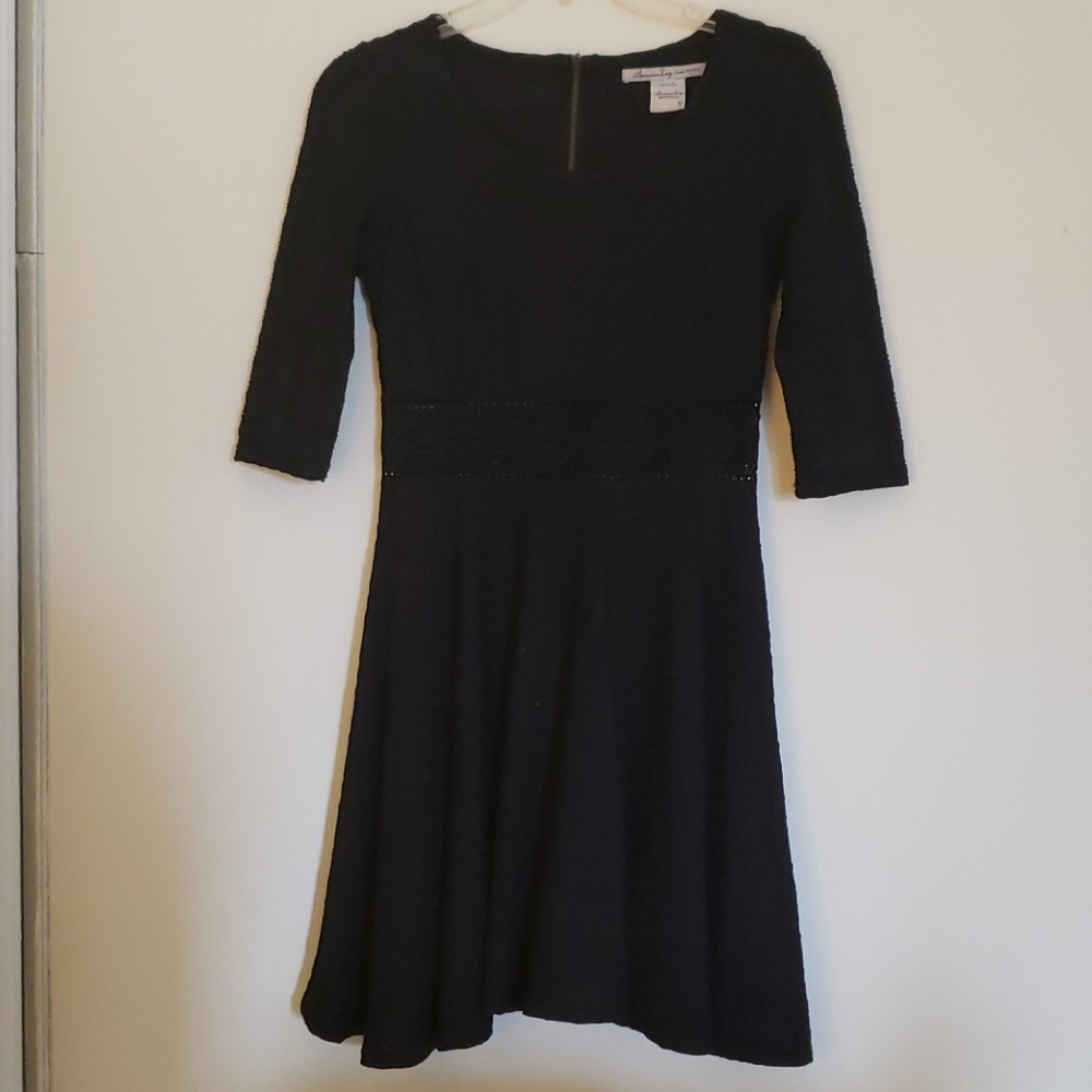 Cute dress with a little see through lace